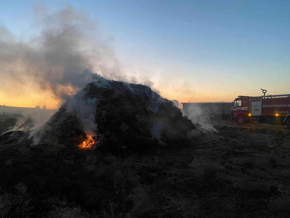 Konya'da saman yangını!