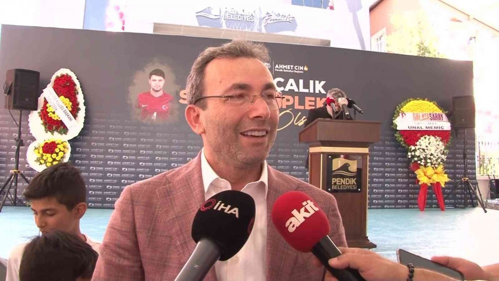 Ahmet Çalık Spor Kompleksi açılışında duygu dolu anlar!