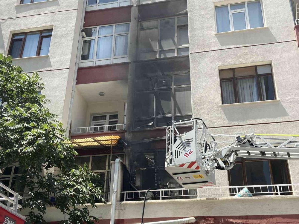 Konya’da korkutan yangın! Büyümeden söndürüldü