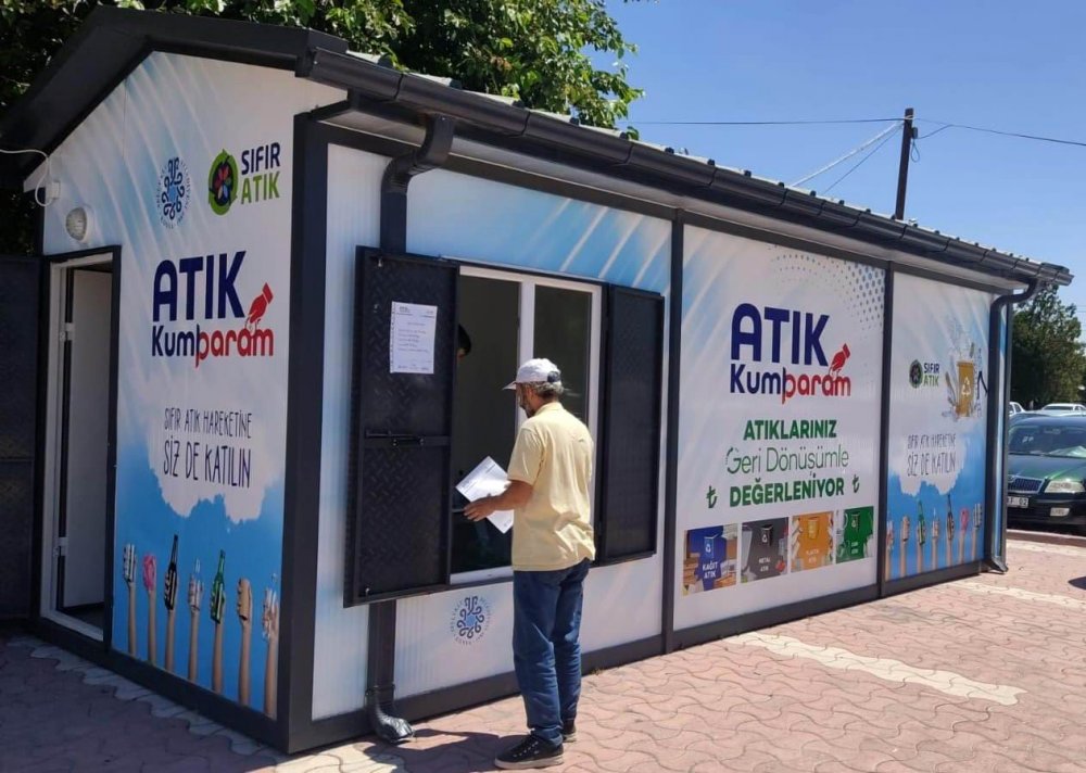 Konya Selçuklu'da 'Atık Kumbaram' hayata geçirildi! Geri dönüşebilir atıklara kilogram başı ücret ödenecek