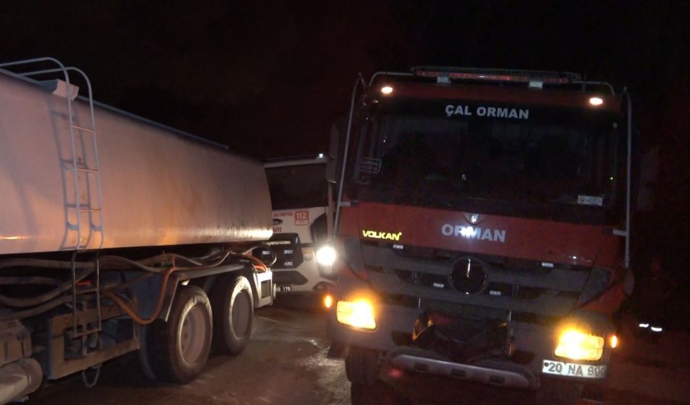 Burdur'da orman yangınıyla mücadele sürüyor!