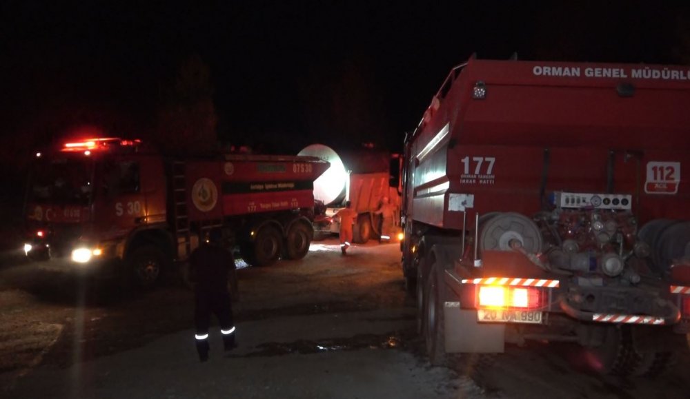 Burdur'da orman yangınıyla mücadele sürüyor!