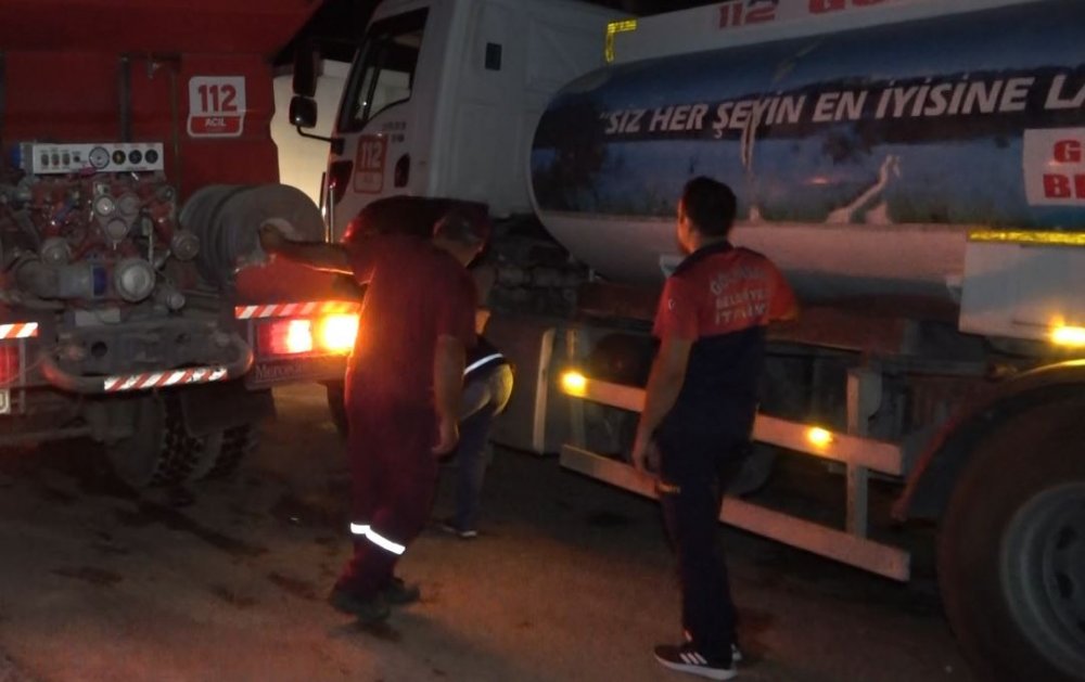 Burdur'da orman yangınıyla mücadele sürüyor!