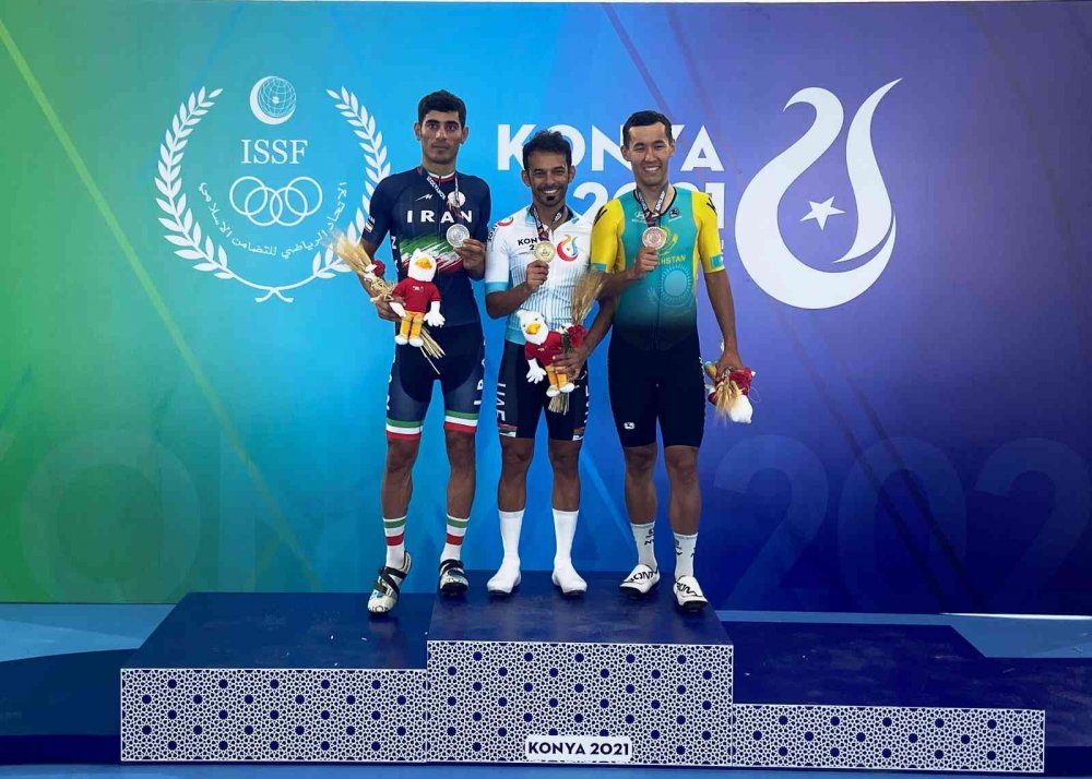Konya 5. İslami Dayanışma Oyunları Olimpik Veledrom'da pist bisikleti yarışlarıyla başladı