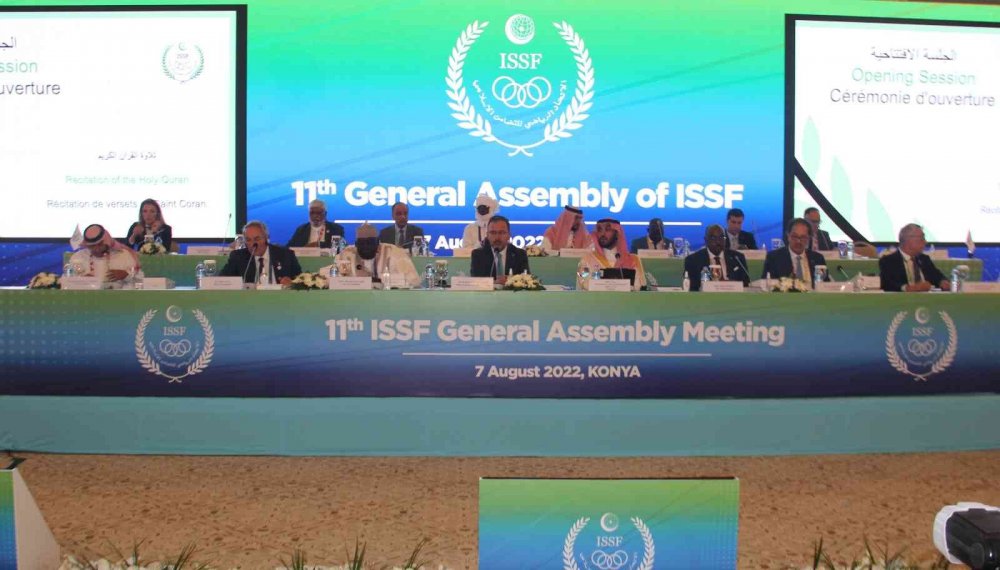 ISSF Genel Kurulu Prens Faysal ve Bakan Kasapoğlu'nun katılımıyla Konya’da yapıldı