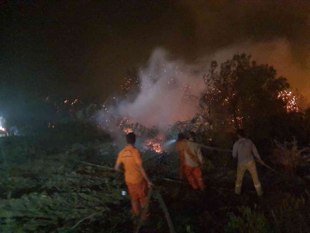 Manisa'da orman yangını büyüdü! Hava ve kara müdahalesi sürüyor