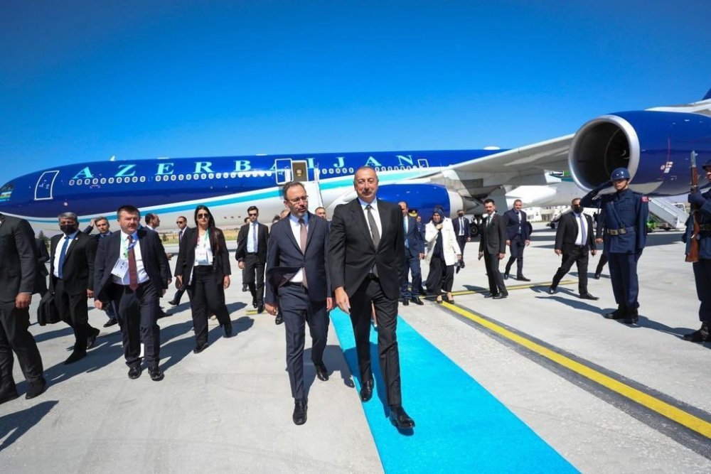 Konya'da büyük gün! Azerbaycan Cumhurbaşkanı İlham Aliyev de kente geldi