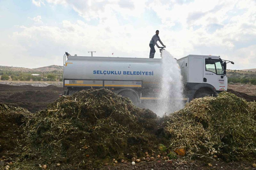 Konya'da bir çevreci proje daha! Selçuklu’nun atıkları organik gübre oluyor