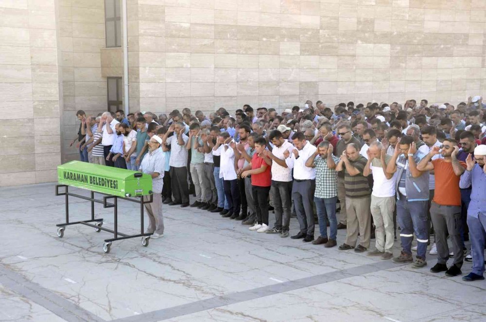 Karaman’da aracıyla baraj gölüne uçan İbrahim Yaşar toprağa verildi
