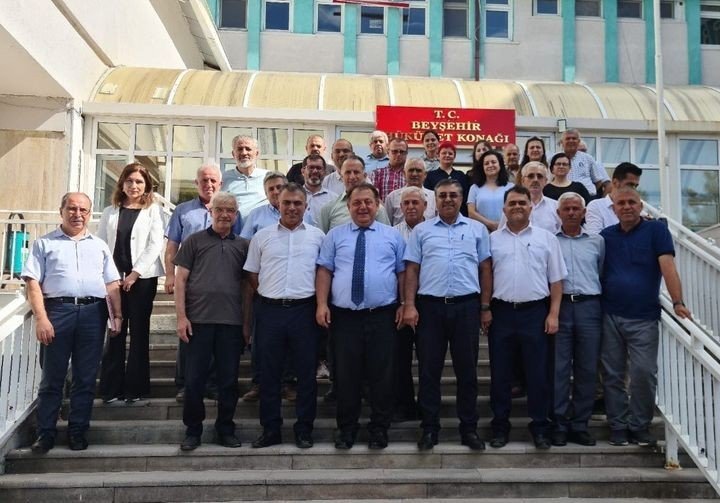 Konya'dan Kocaeli'ye atanan Beyşehir Kaymakamı Yusuf Özdemir'e veda