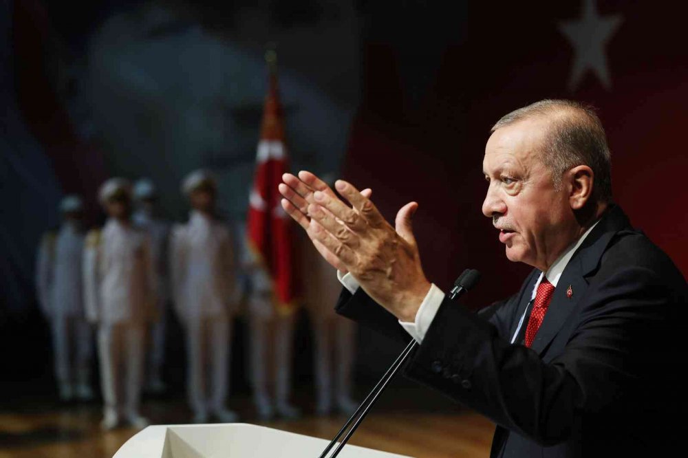 Cumhurbaşkanı Erdoğan: Ege’de her fırsatta huzursuzluk çıkartanlar sadece maşa!