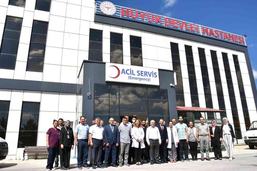 Konya Hüyük’e yeni devlet hastanesinin ardından yeni sağlık yatırımı müjdesi