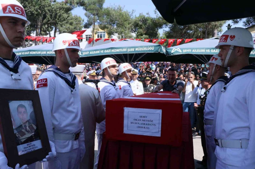 Şehit Hava Savunma Astsubay Kıdemli Çavuş Okan Meteöz'e son görev