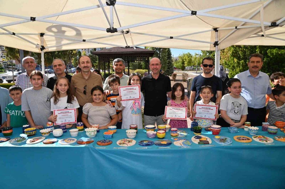 konya haber! Selçuklu Sanat Tasarım Atölyesi yaz kursları sergi ile sona erdi