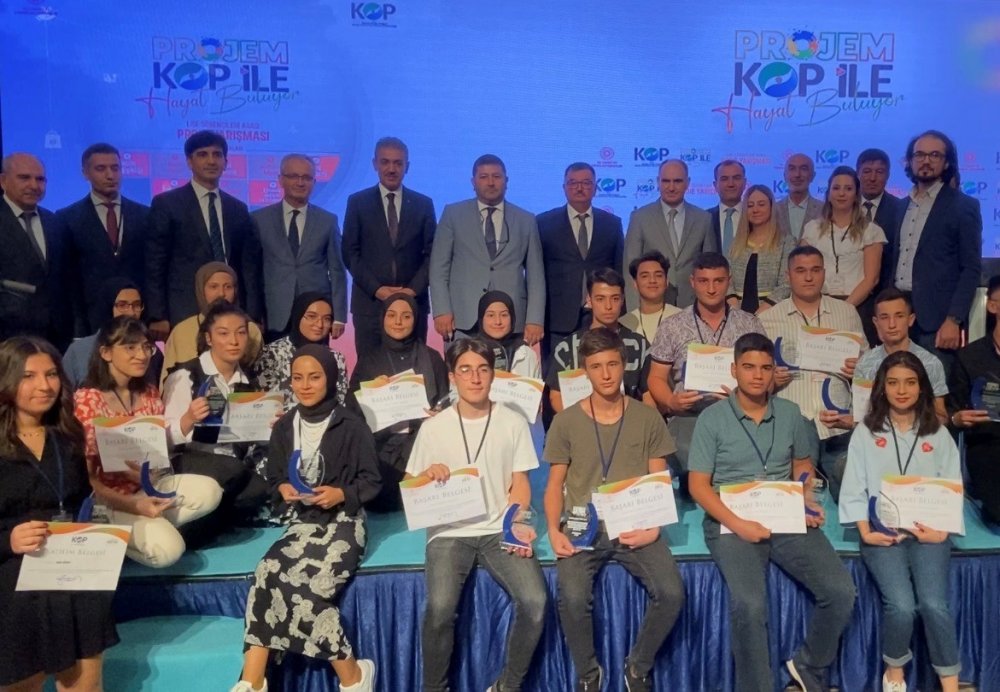 Konya haber! 'Projem KOP İle Hayat Buluyor' yarışmasında dereceye giren projelere ödül