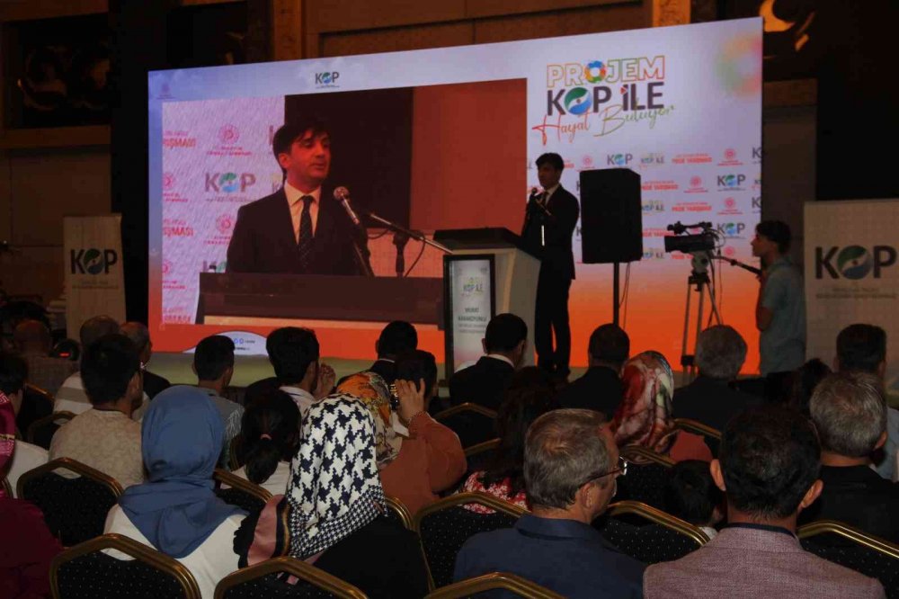 Konya haber! 'Projem KOP İle Hayat Buluyor' yarışmasında dereceye giren projelere ödül