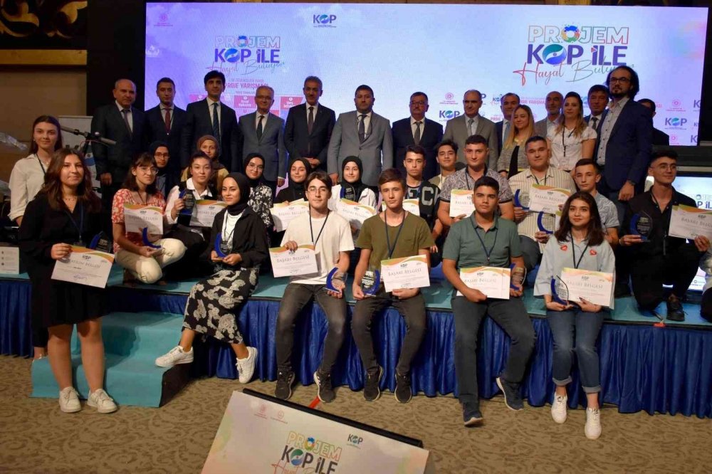 Konya haber! 'Projem KOP İle Hayat Buluyor' yarışmasında dereceye giren projelere ödül