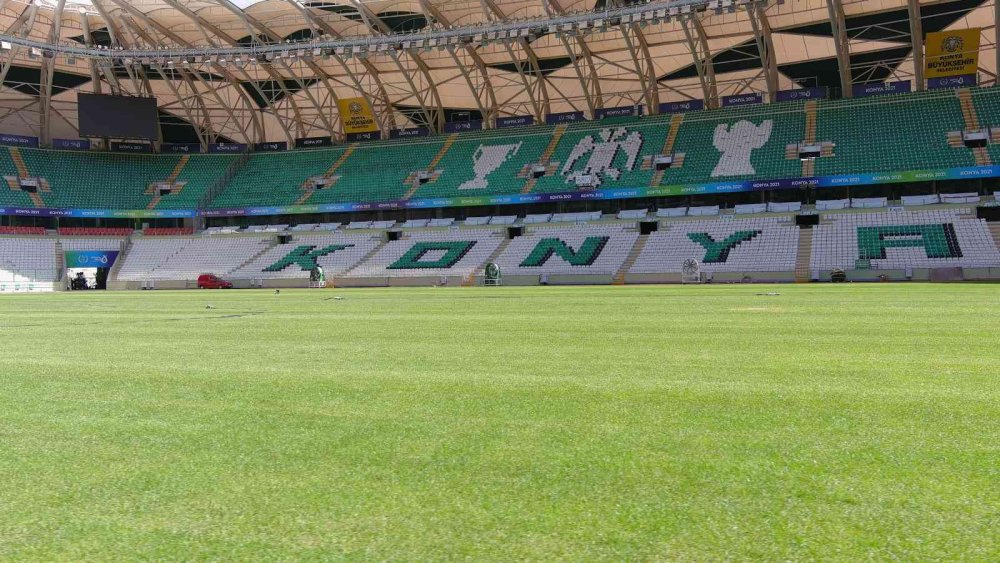 Konya Büyükşehir Stadyumu zemini normale döndü mü? Başkan Altay son durumu açıkladı!
