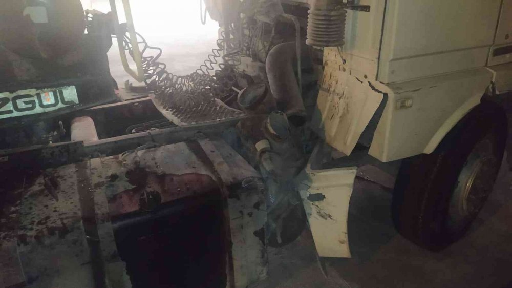 Sivas’ta tırla kamyonette 1 kişi yaralandı