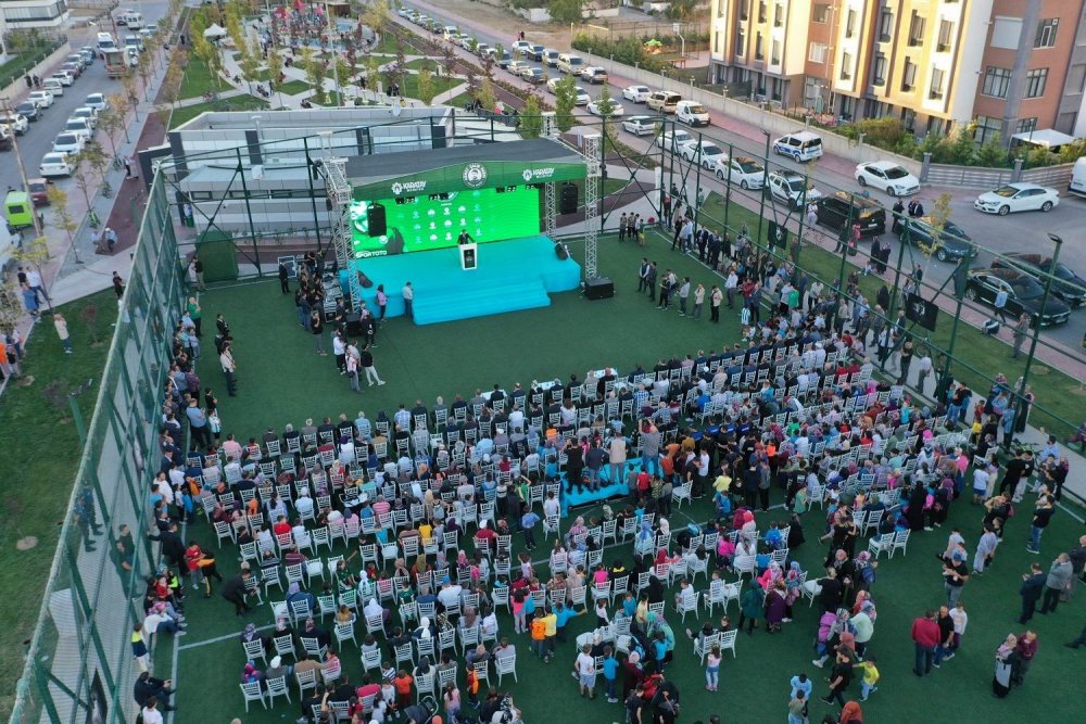 Konya Ahmet Çalık Parkı açılışında duygu seli!