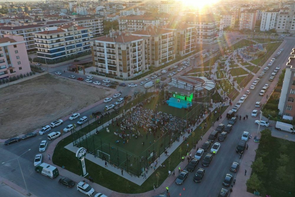 Konya Ahmet Çalık Parkı açılışında duygu seli!
