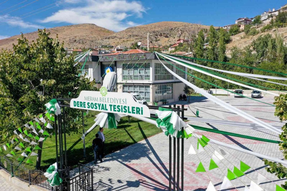 Konya haber! Atıl durumdaki Dere Sosyal Tesisi yeni konsepti ile hizmete girdi