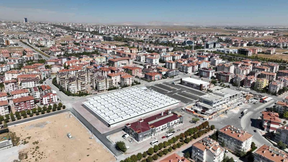 Konya haber! Selçuklu Yazır Kapalı Pazarı resmen açılıyor