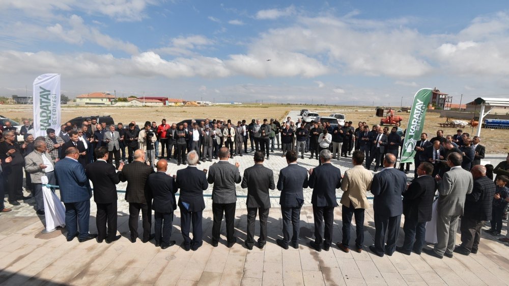 Konya haber! Karatay Ortakonak Sosyal Tesisi dualarla hizmete girdi