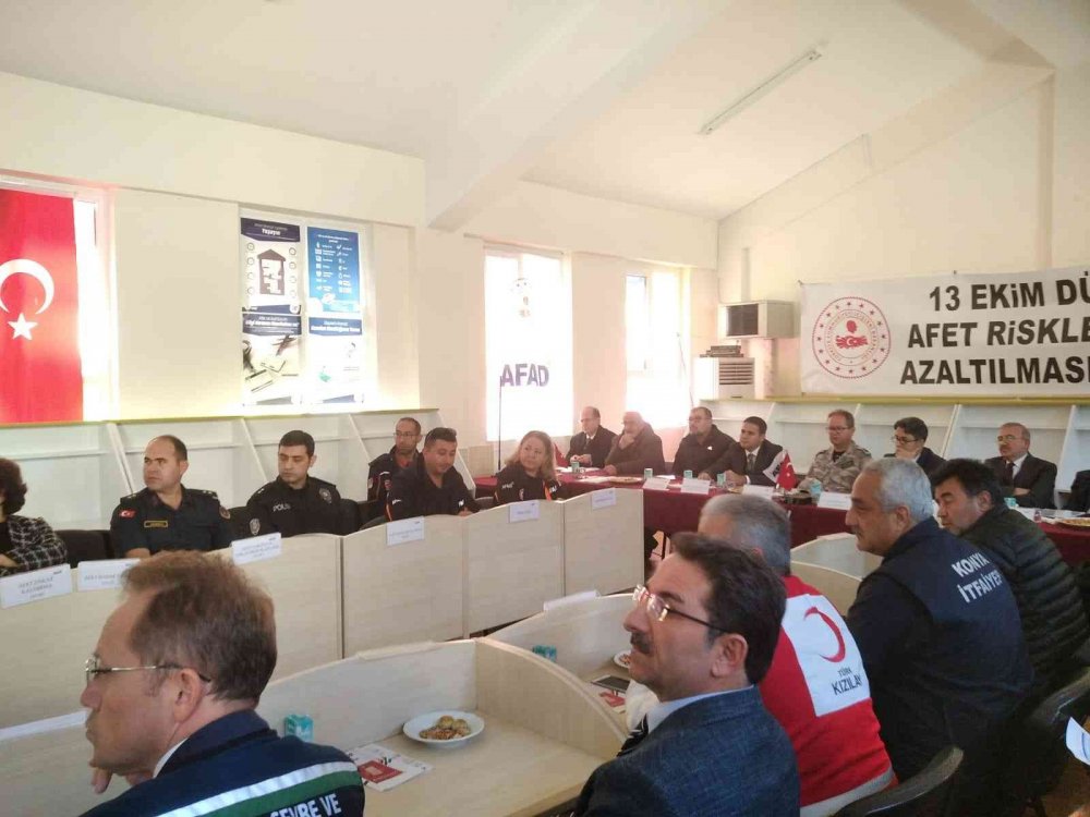 Konya’da AFAD'dan nefes kesen afet tatbikatı!
