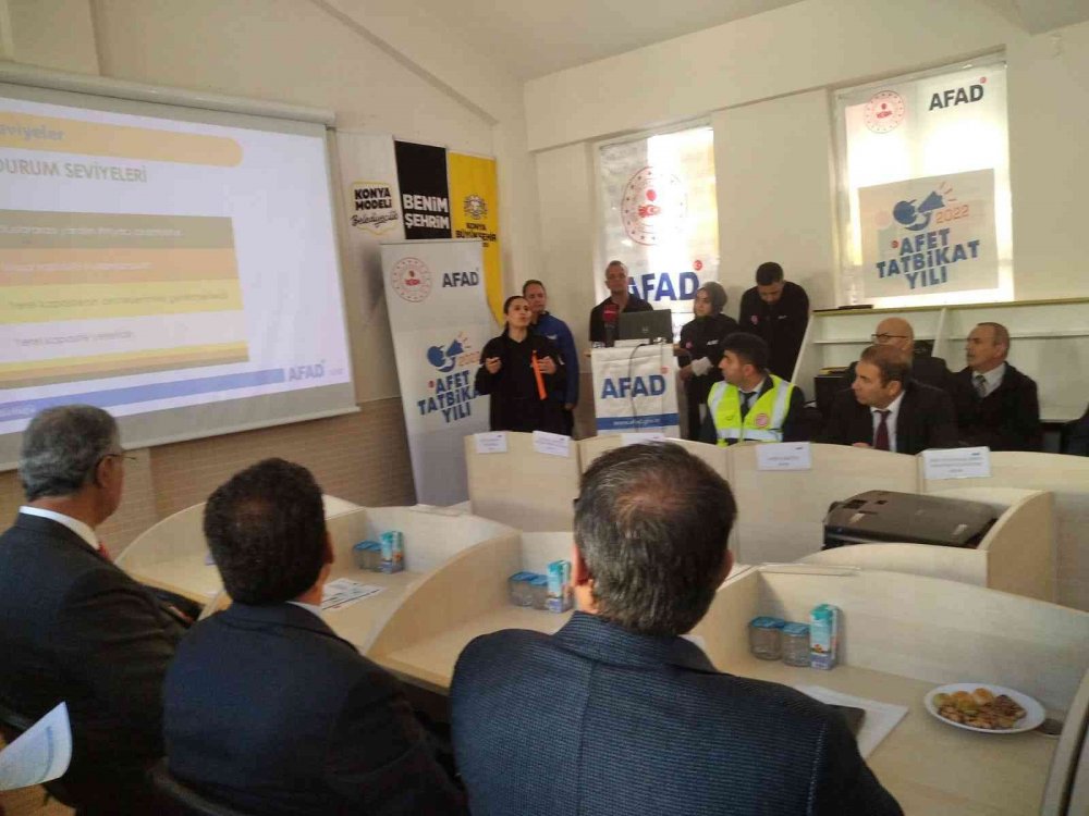 Konya’da AFAD'dan nefes kesen afet tatbikatı!