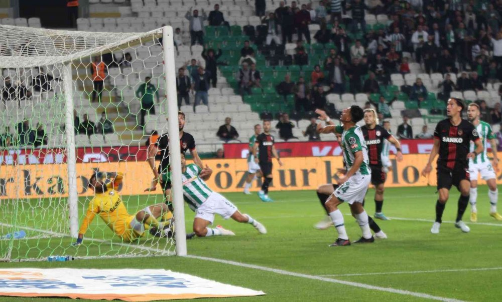 Konyaspor iyi oynadı Gaziantep kazandı!
