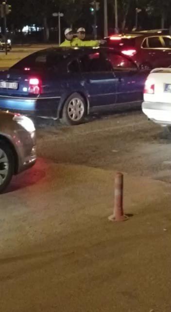 Konyaspor maçının ardından aracından havaya ateş açan şahıs anında yakalandı! 2 gözaltı