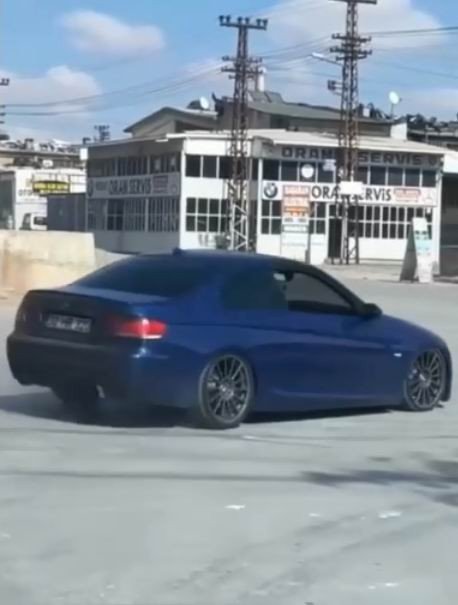 Konya polisi drift atıp sosyal medyada paylaşan trafik magandasını yaptığına pişman etti