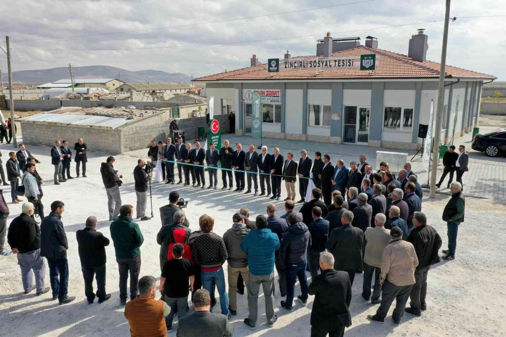 Konya haber! Karatay'ın merkeze uzak mahallesi Zincirli'ye çok amaçlı sosyal tesis