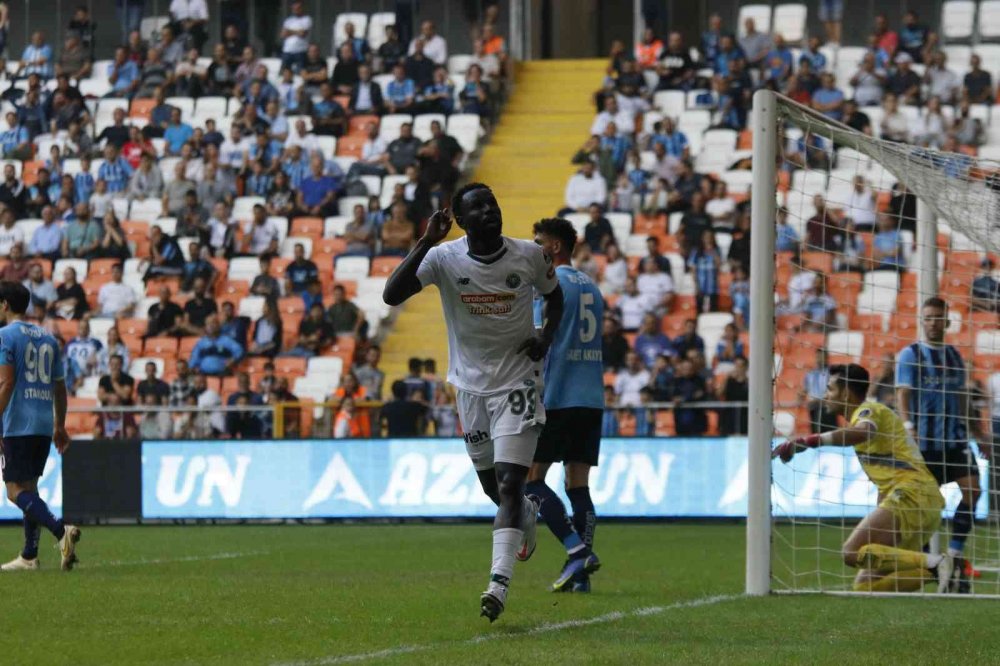 Konyaspor zorlu Adana Demirspor deplasmanından altın değerinde 1 puanla dönüyor