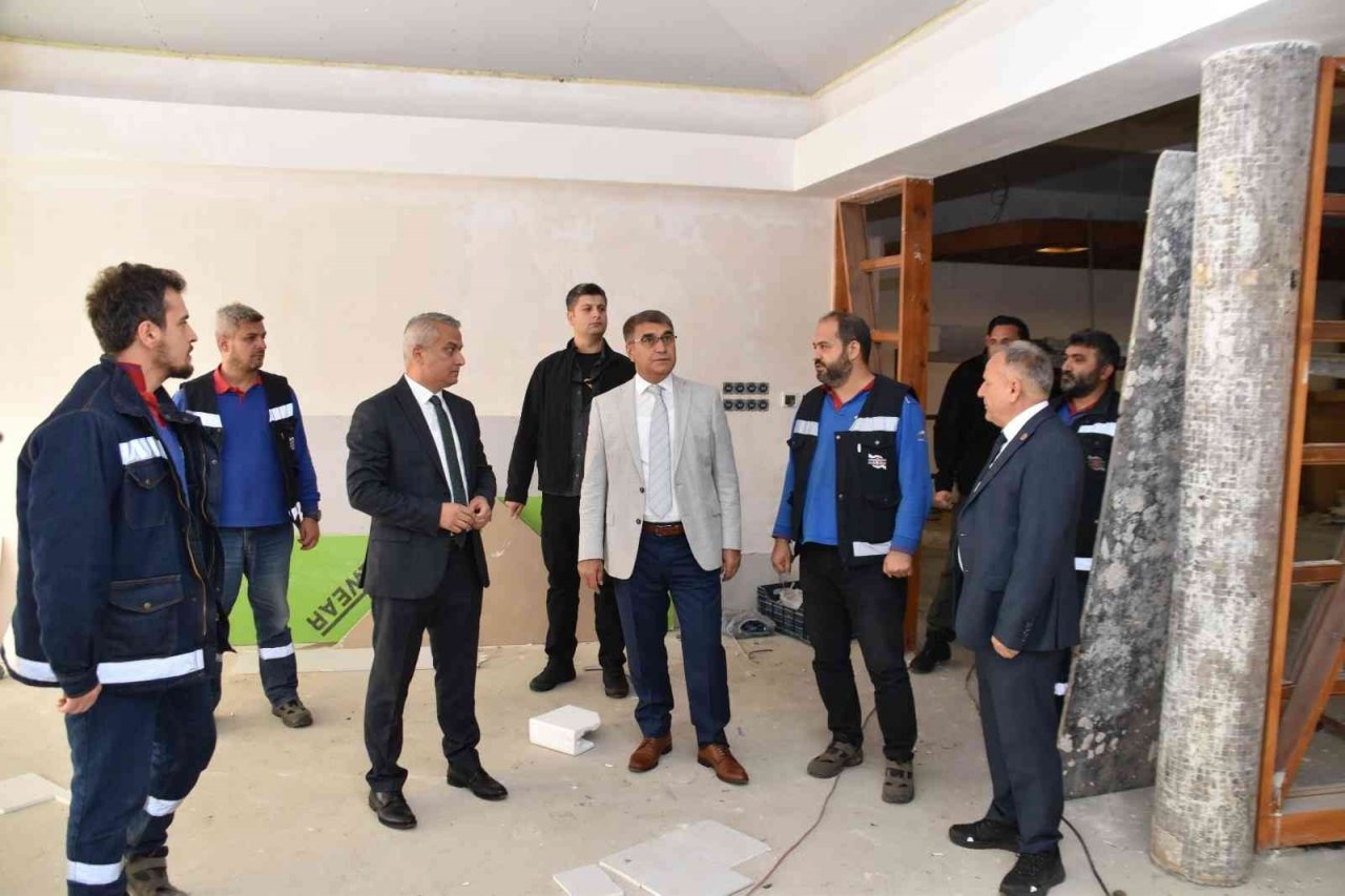 Vali Gürel Yenişehir Mahallesi’nde incelemede bulundu