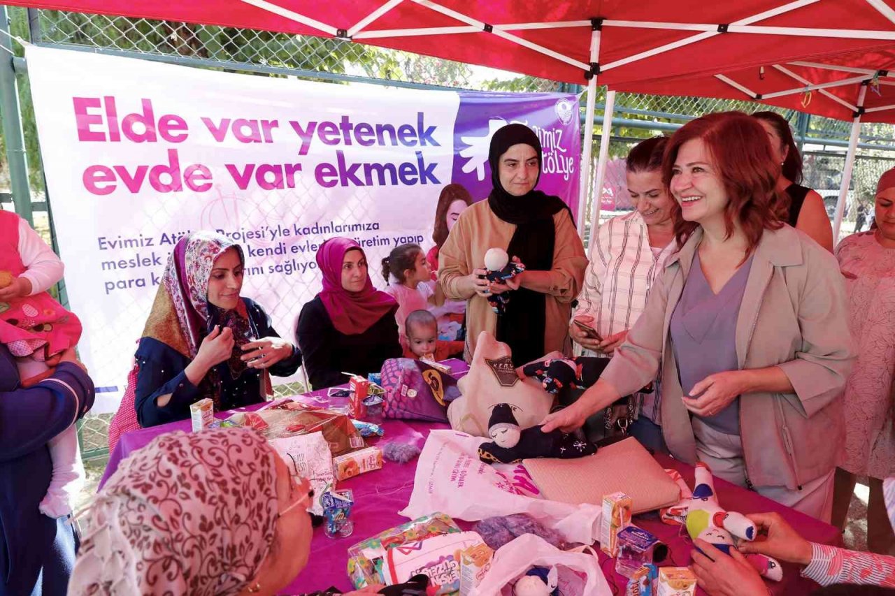 Mersin’de ’Evimiz Atölye’ projesi büyüyerek devam ediyor