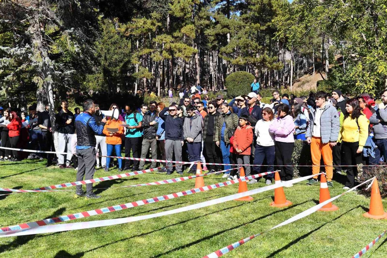 Çubuk-1 Barajı’nda oryantiring heyecanı