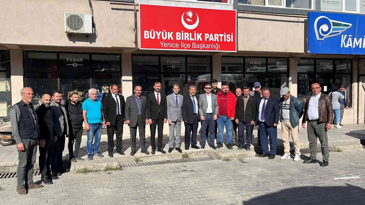 Yenice’de BBP ilçe başkanlığına Necdet Karabıyık seçildi