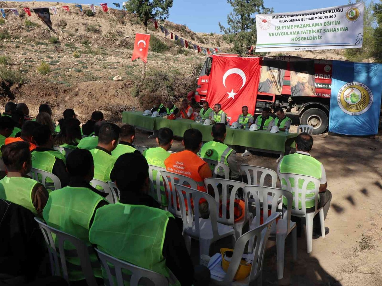 Orman İşletme Müdürlükleri üretim tatbikatı gerçekleştirdi