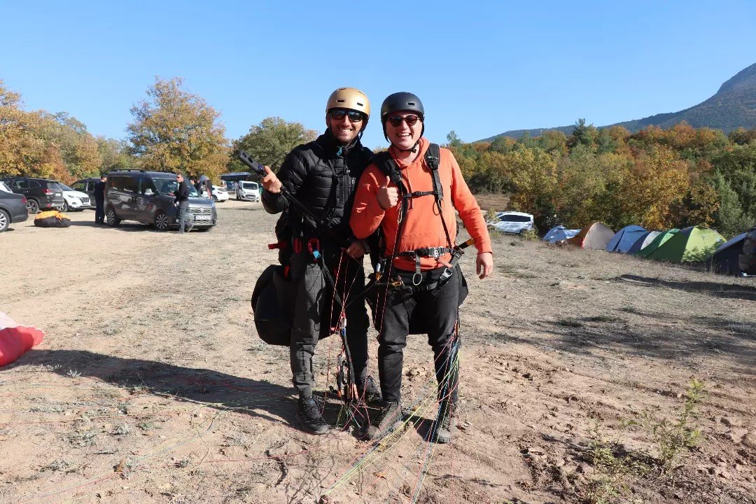1300 rakımlı Hasan Dağı yamaç paraşütü tutkunlarının mekânı oldu