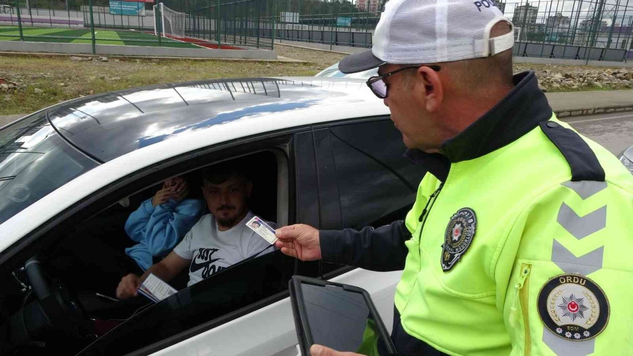 Ordu’da emniyetten kurallara uymayan sürücülere sıkı denetim
