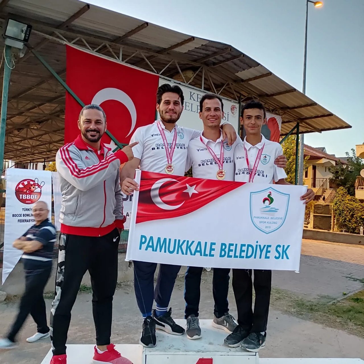 Bocce’de Pamukkaleli sporcular şampiyon oldu