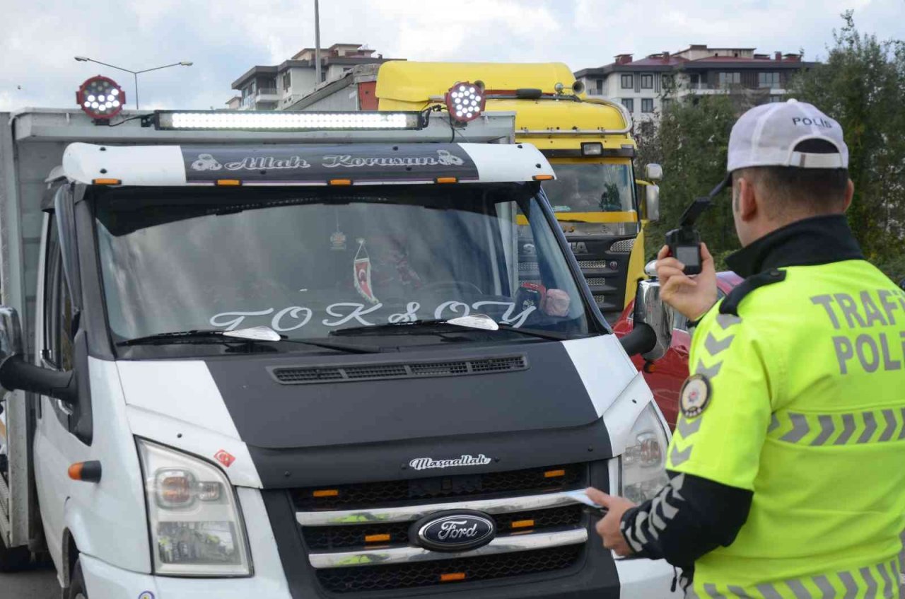 Ordu’da emniyetten kurallara uymayan sürücülere sıkı denetim