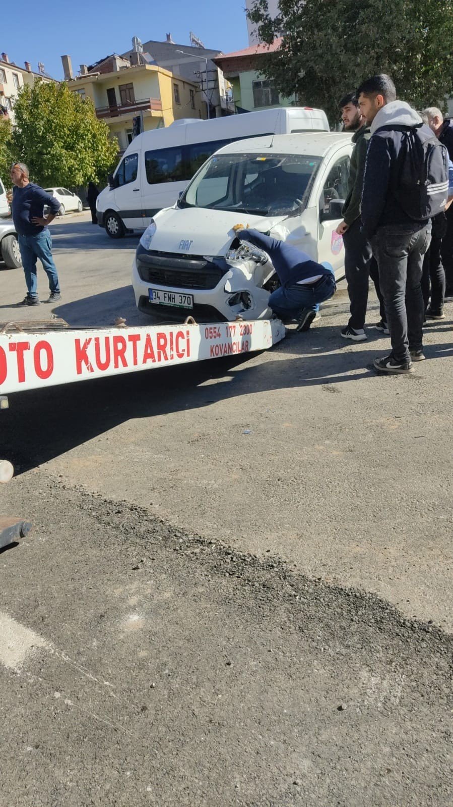 Kovancılar’da trafik kazası