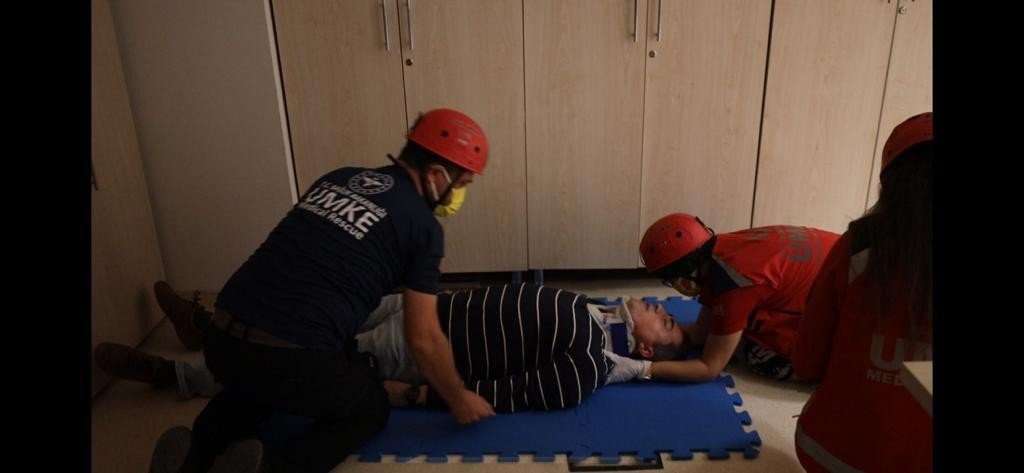 Eskişehir İl Ambulans Servisi’nde deprem tatbikatı düzenlendi