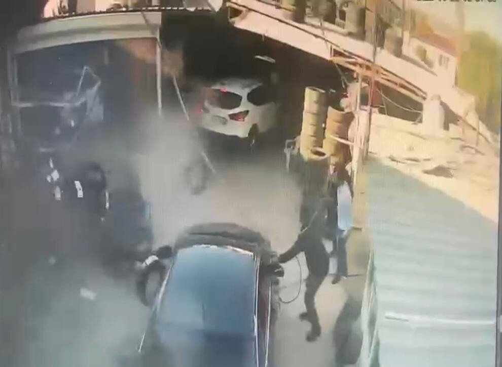 Lüks cip lastikçiye böyle daldı