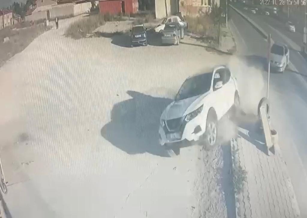 Lüks cip lastikçiye böyle daldı