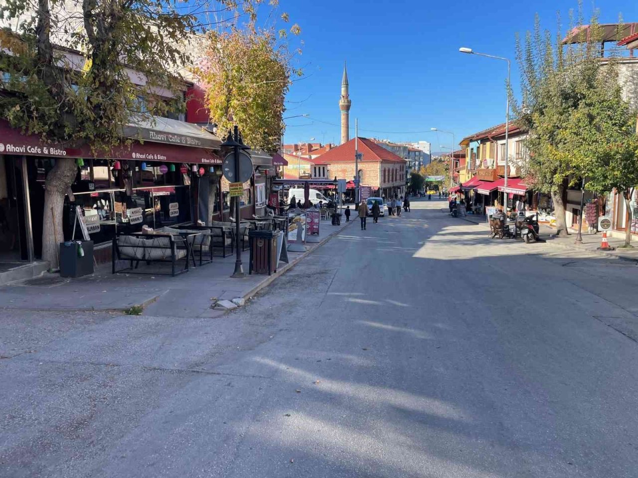 Tarihi sokaklarda sessizlik hakim