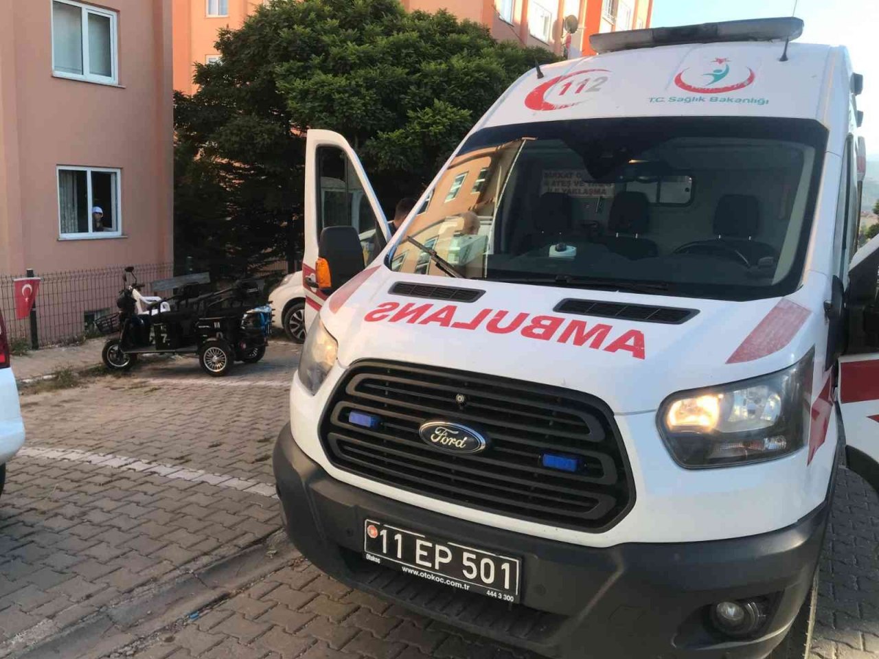 Bilecik’te seyir halindeki elektrikli motosikletin devrilmesi sonucu sürücü yaralandı